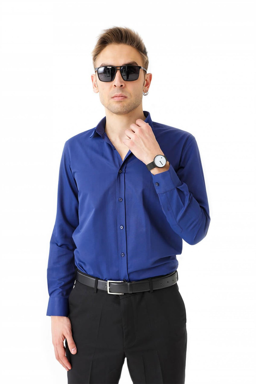MPL Men's Long Sleeve Slimfit Shirt 2144 - Pachuca