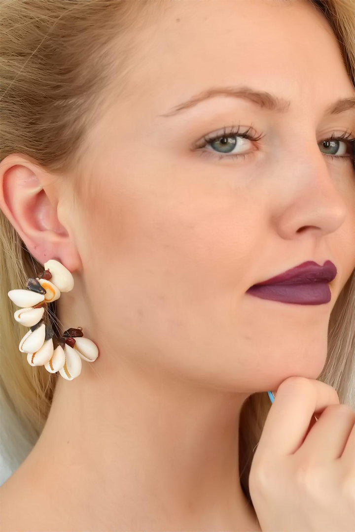 EBJ Shell Design Women's Earrings - Banbury