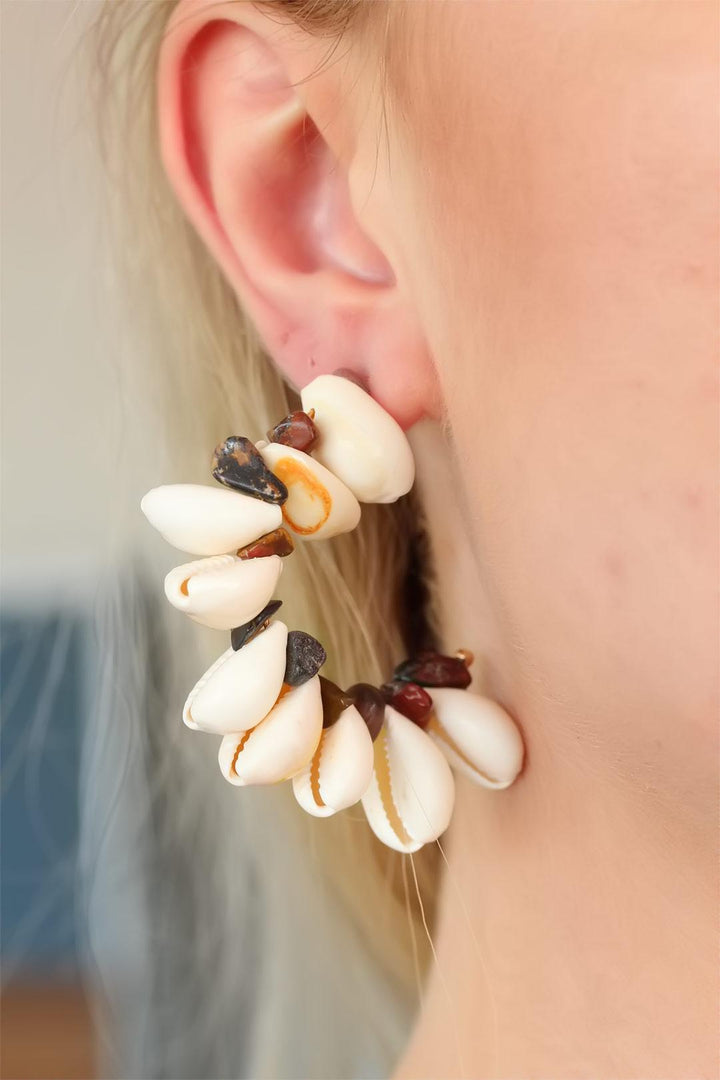EBJ Shell Design Women's Earrings - Banbury