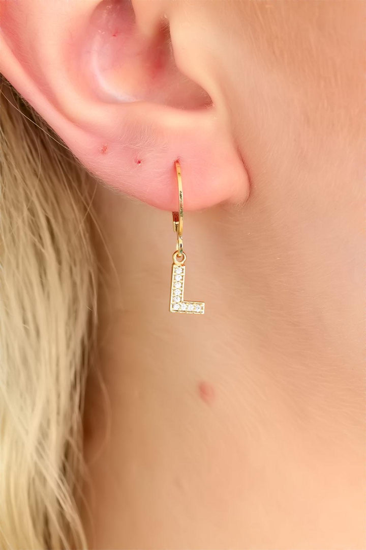 EBJ L Letter Women's Earring - Collado-Villalba