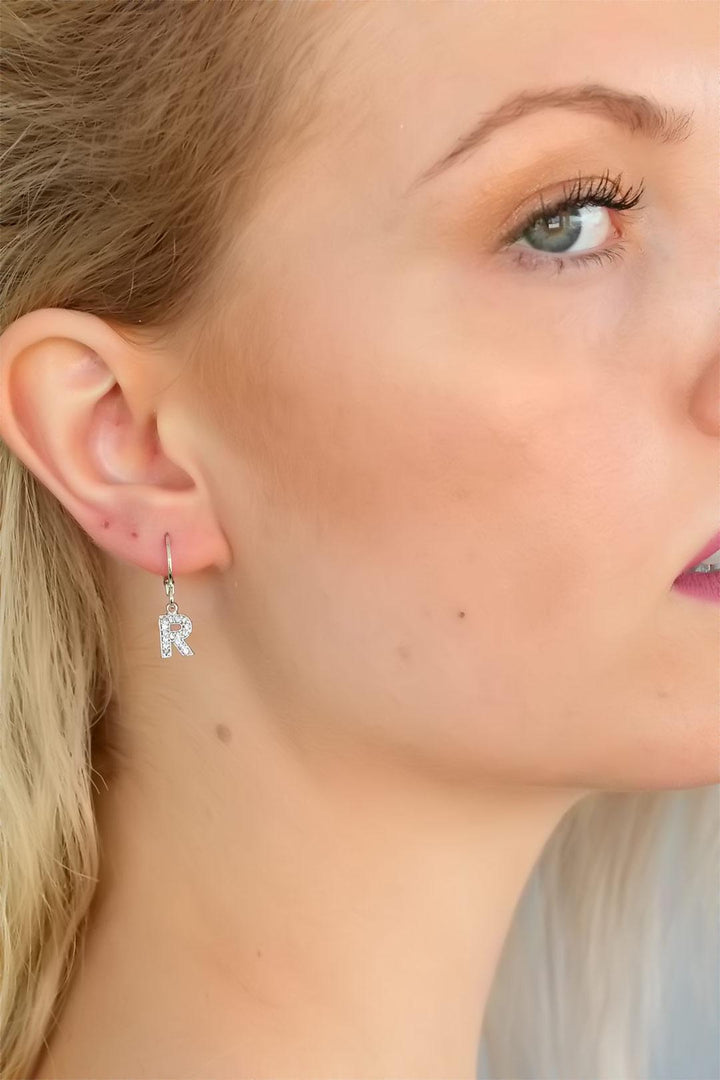 EBJ R Letter Women's Earring - San Francisco