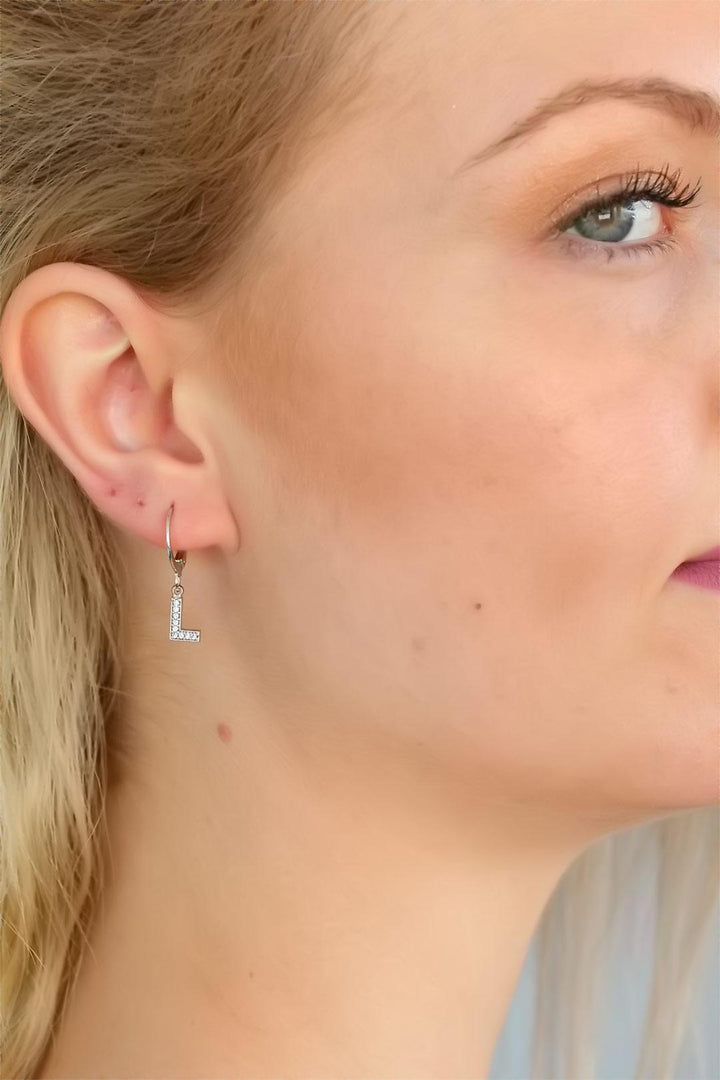 EBJ L Letter Women's Earring - Basingstoke