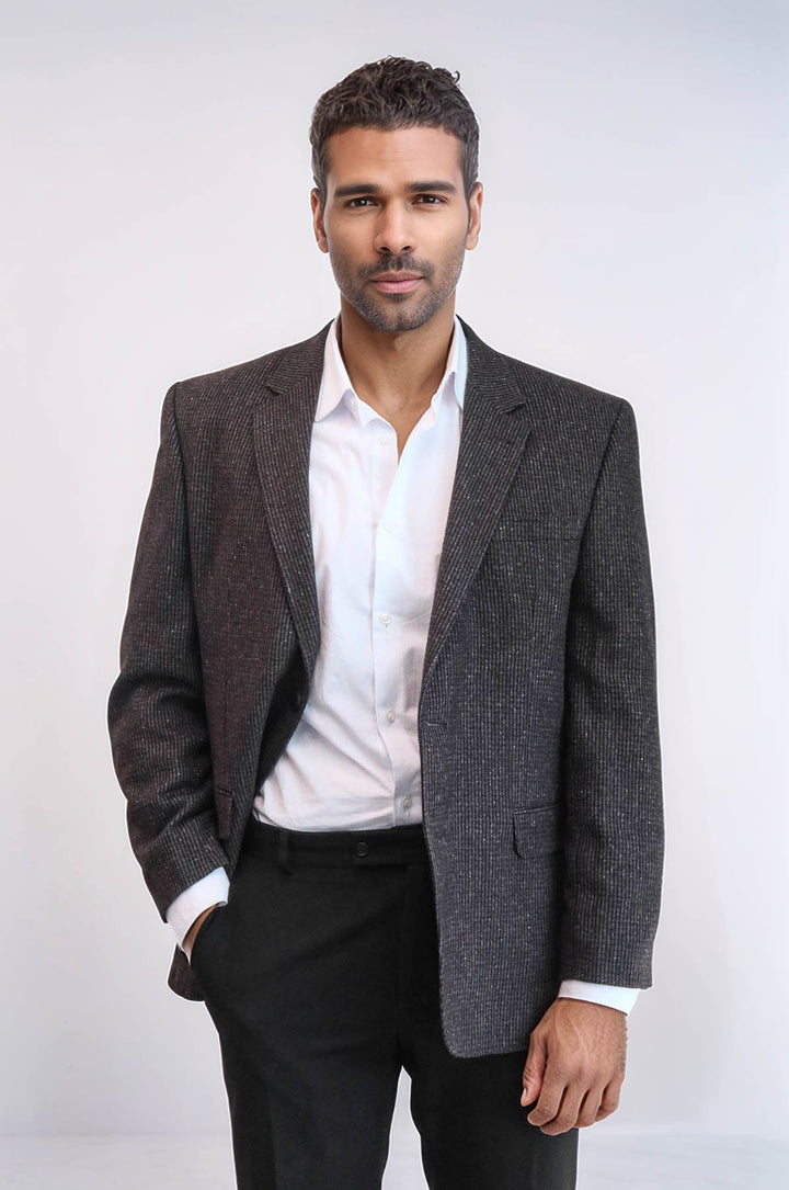 WSS 4 Drop Regular Cut Anthracite Men Blazer  - Townsville