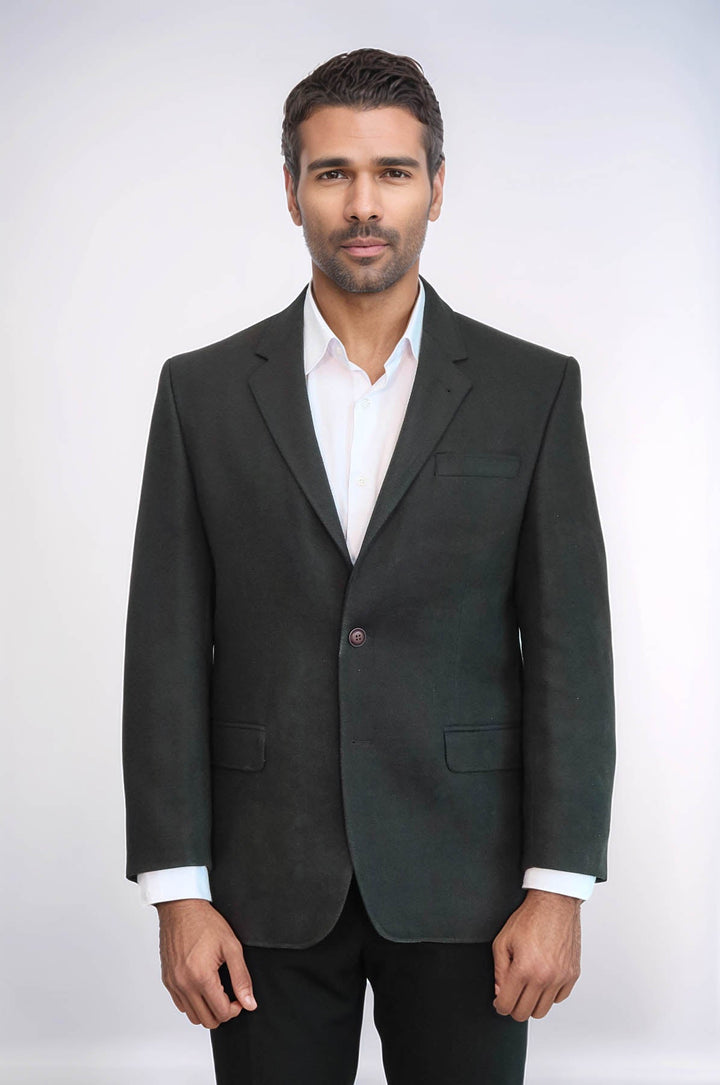 WSS 4 Drop Cachet Dark Green Men Blazer  - Finglas