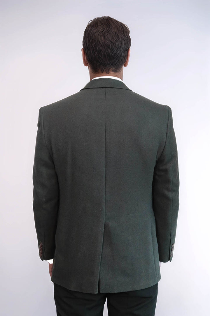 WSS 4 Drop Cachet Dark Green Men Blazer  - Finglas