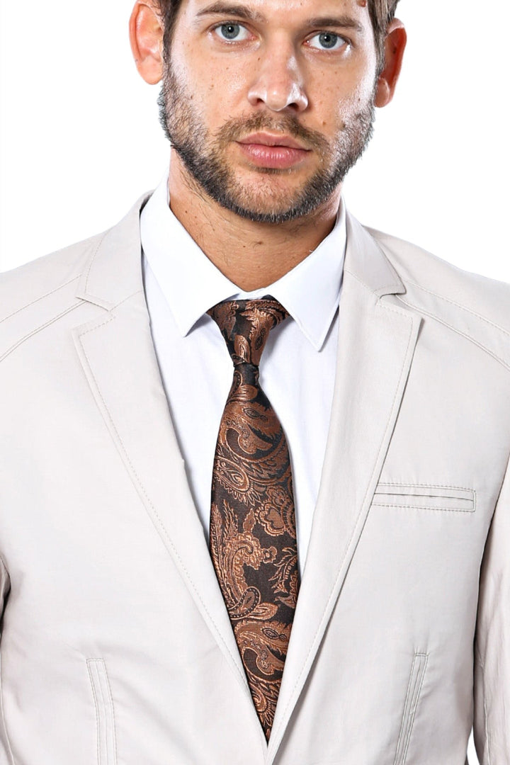 WSS 3 pocket Single Button Cotton Grey Jacket- - Singen