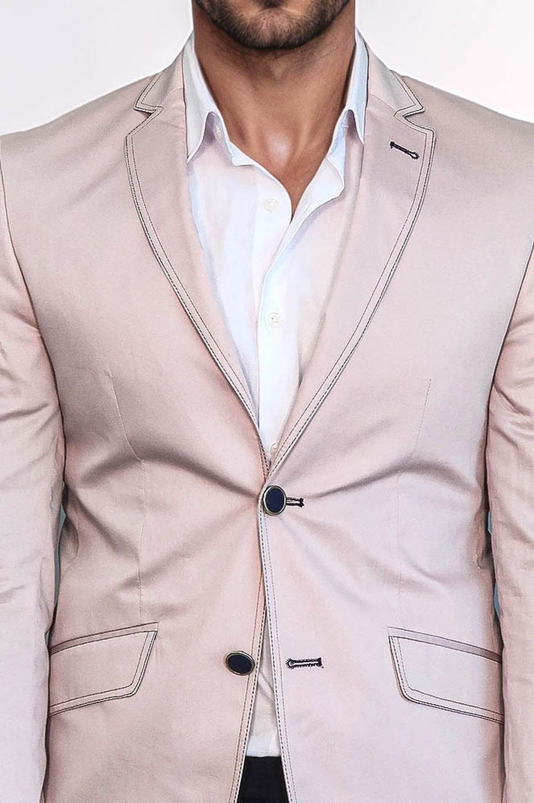 WSS Patched Light Beige Blazer  - Manchester