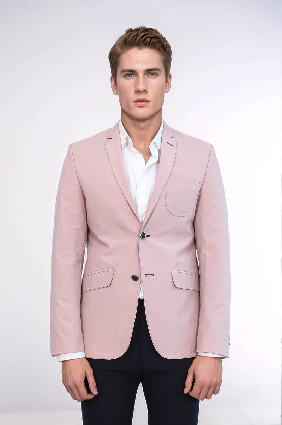 WSS Patched Light Pink Blazer  - Assen