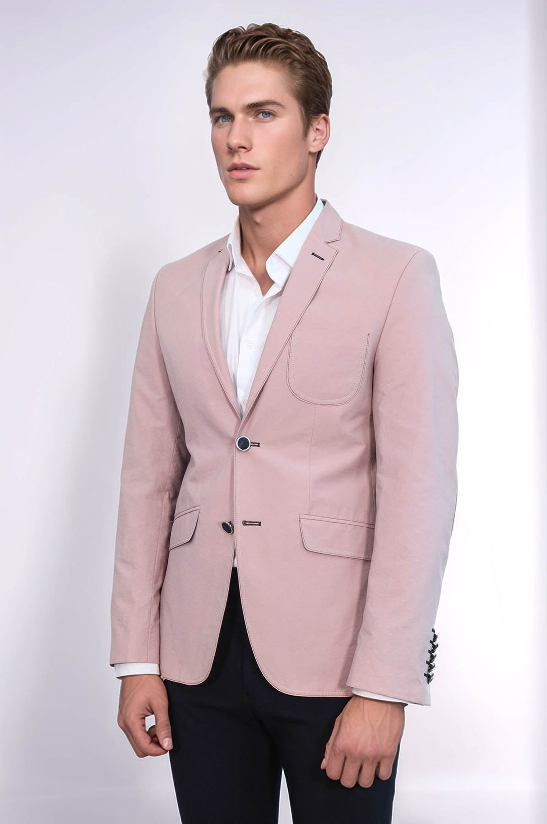 WSS Patched Light Pink Blazer  - Assen