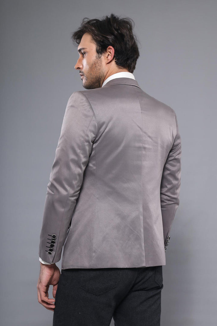 WSS Grey Blazer With Patch Pockets  - Remscheid