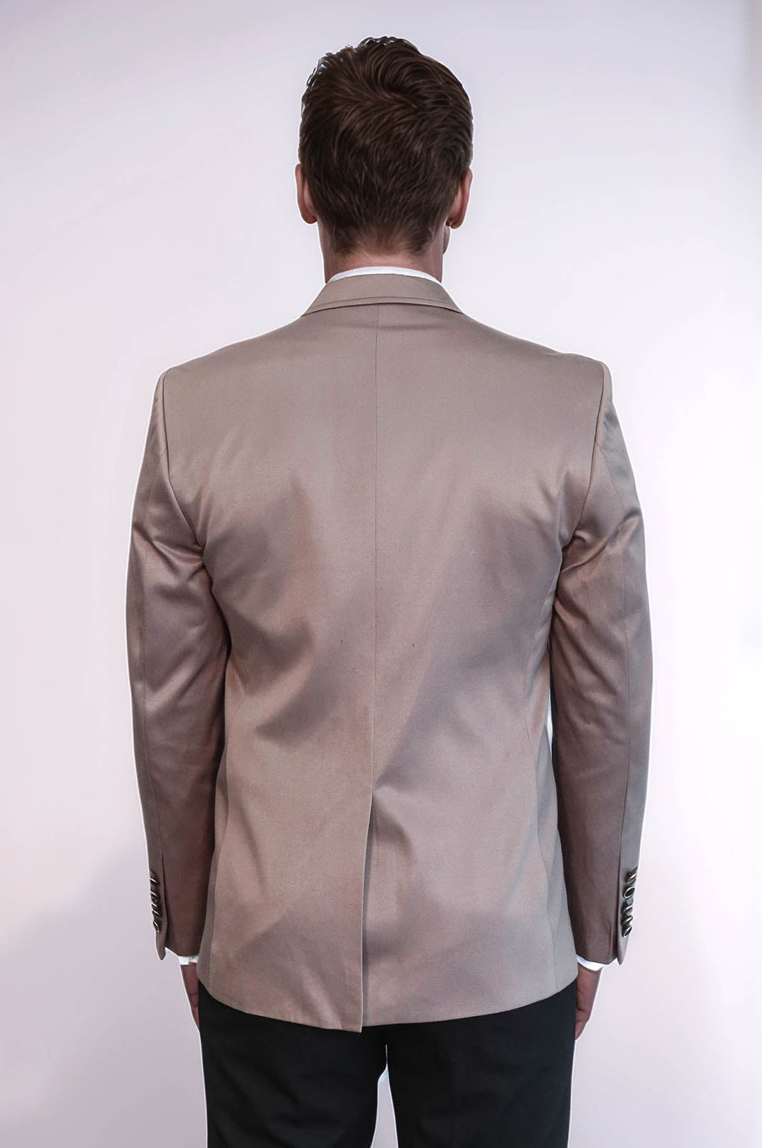 WSS Beige Blazer With Patch Pockets  - Fall River