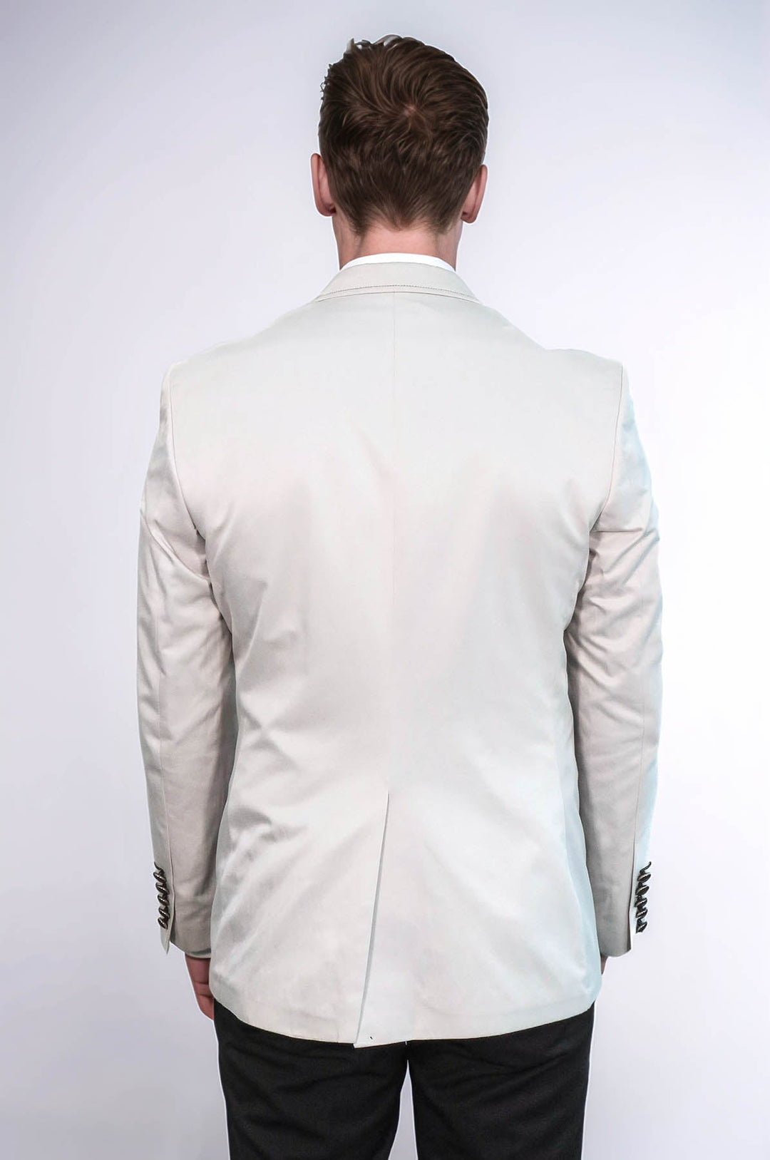 WSS Grey Blazer With Patch Pockets  - Krefeld