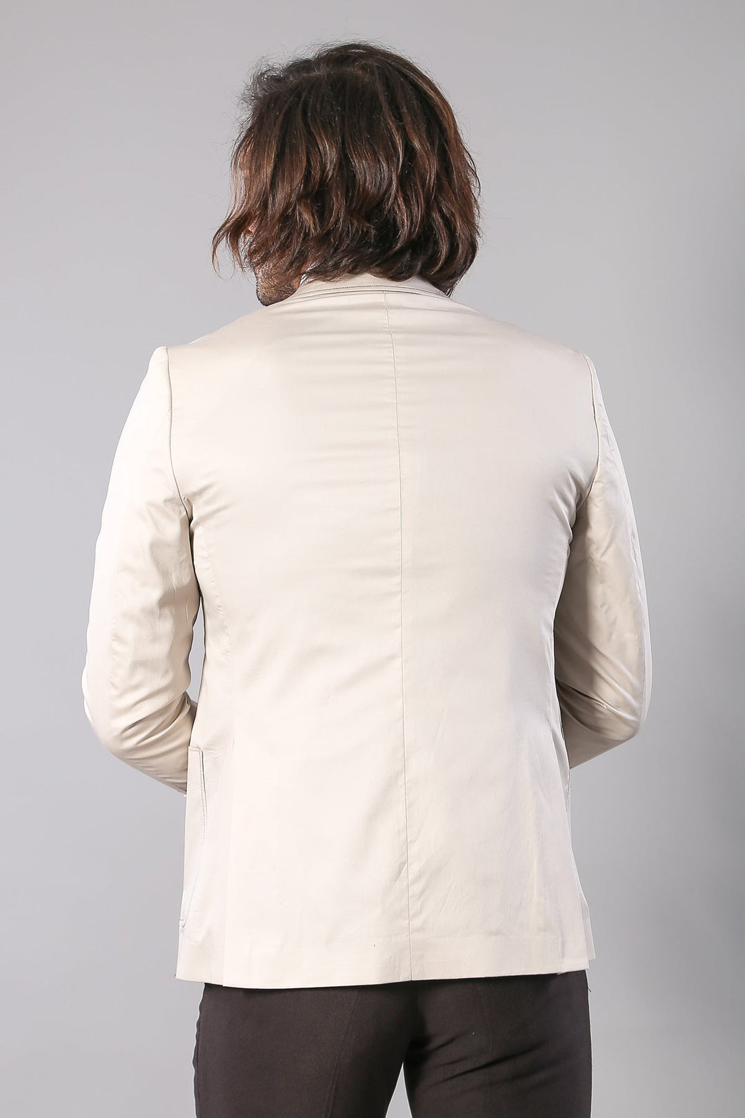 WSS 2 Button Bag Pocket Cream Jacket- - Düsseldorf