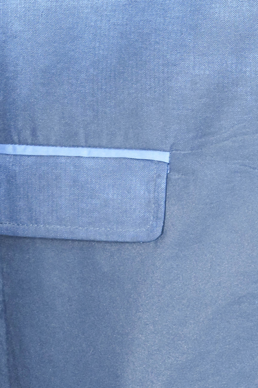 WSS Slim Fit Cotton Blue Blazer  - Port Talbot