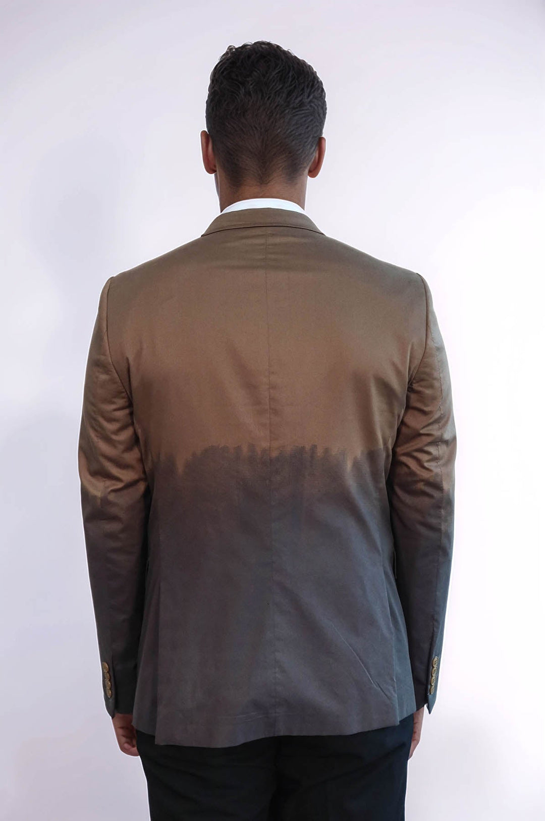 WSS Slim Fit Cotton Brown Blazer  - East Orange