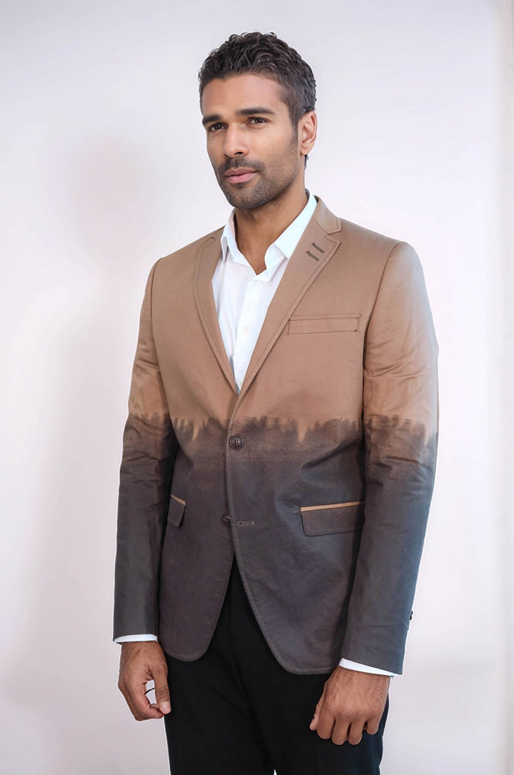 WSS Slim Fit Cotton Brown Blazer  - El Prat de Llobregat