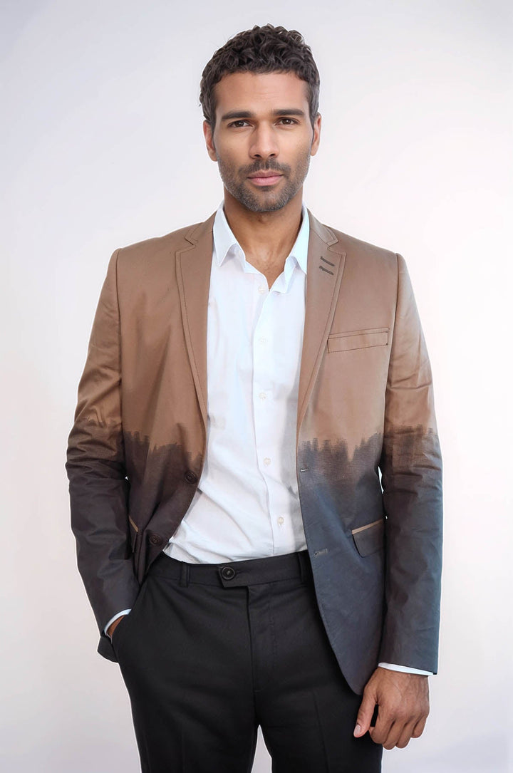 WSS Slim Fit Cotton Brown Blazer  - El Prat de Llobregat