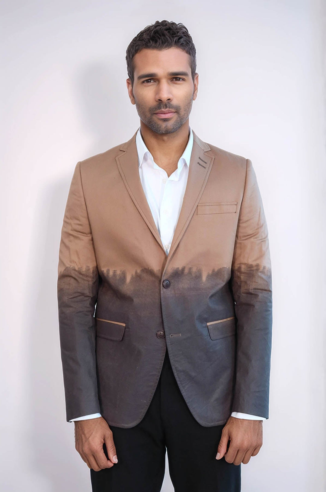 WSS Slim Fit Cotton Brown Blazer  - El Prat de Llobregat