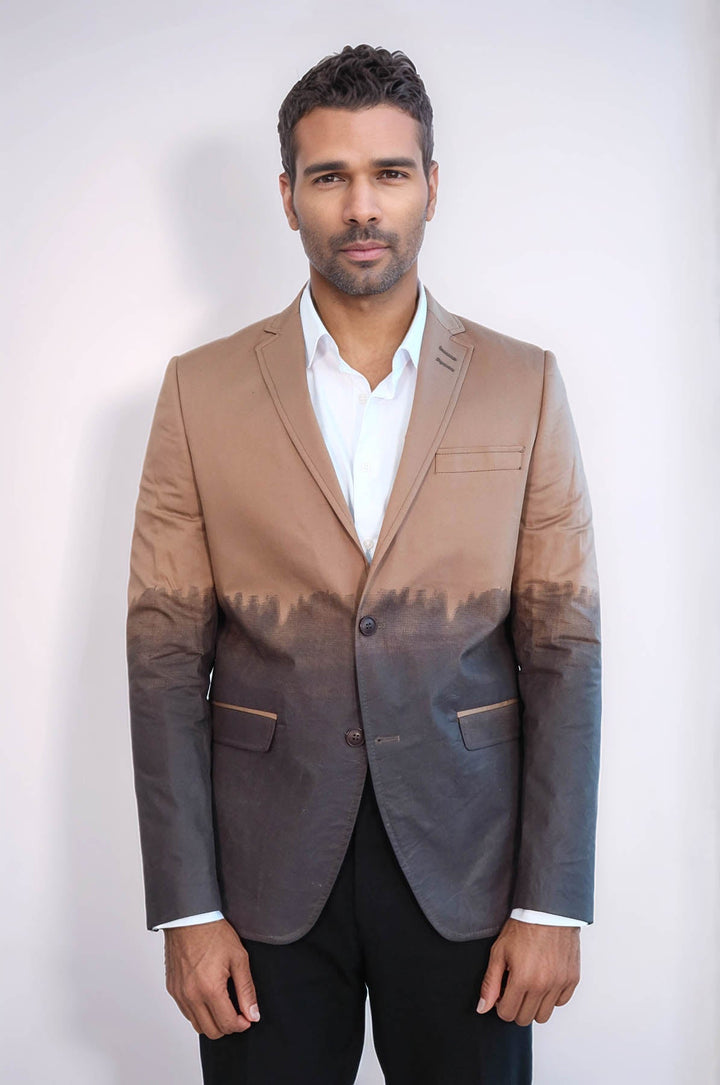 WSS Slim Fit Cotton Brown Blazer  - El Prat de Llobregat