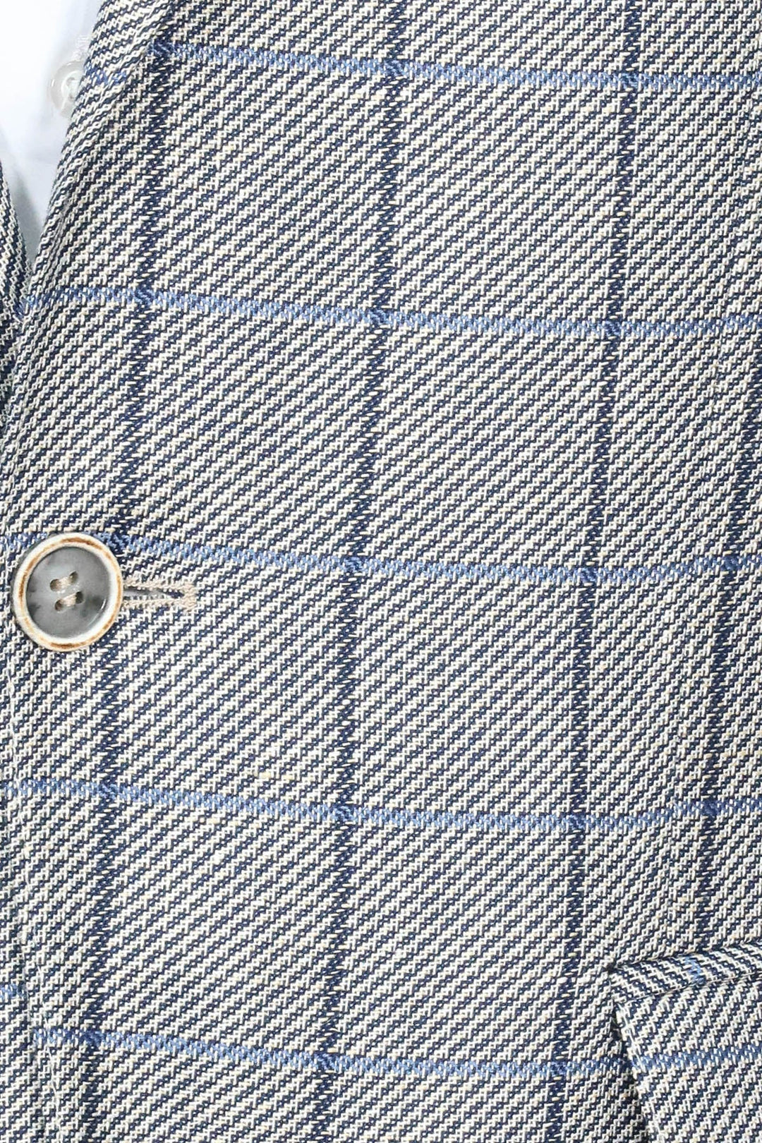 WSS Single Button Pointed Collar Grey Blazer  - Goslar