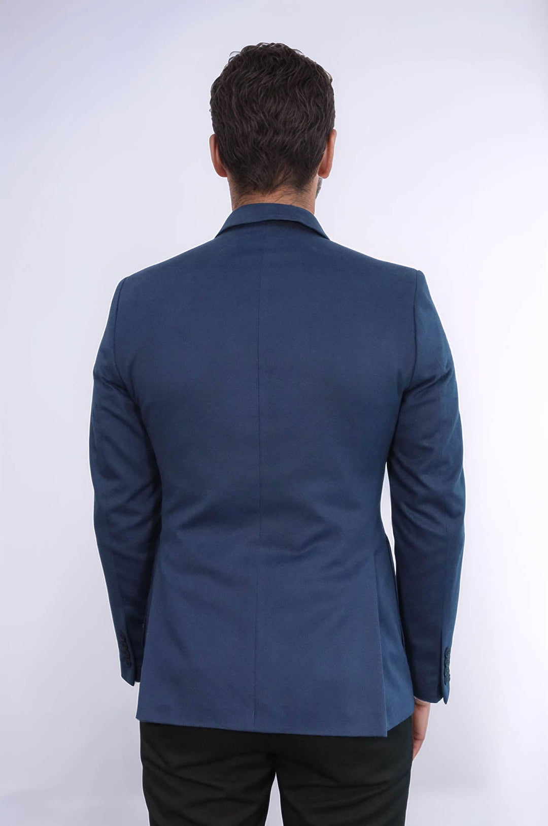 WSS Modeled Slim Fit Navy Blue Jacket  - Brighton