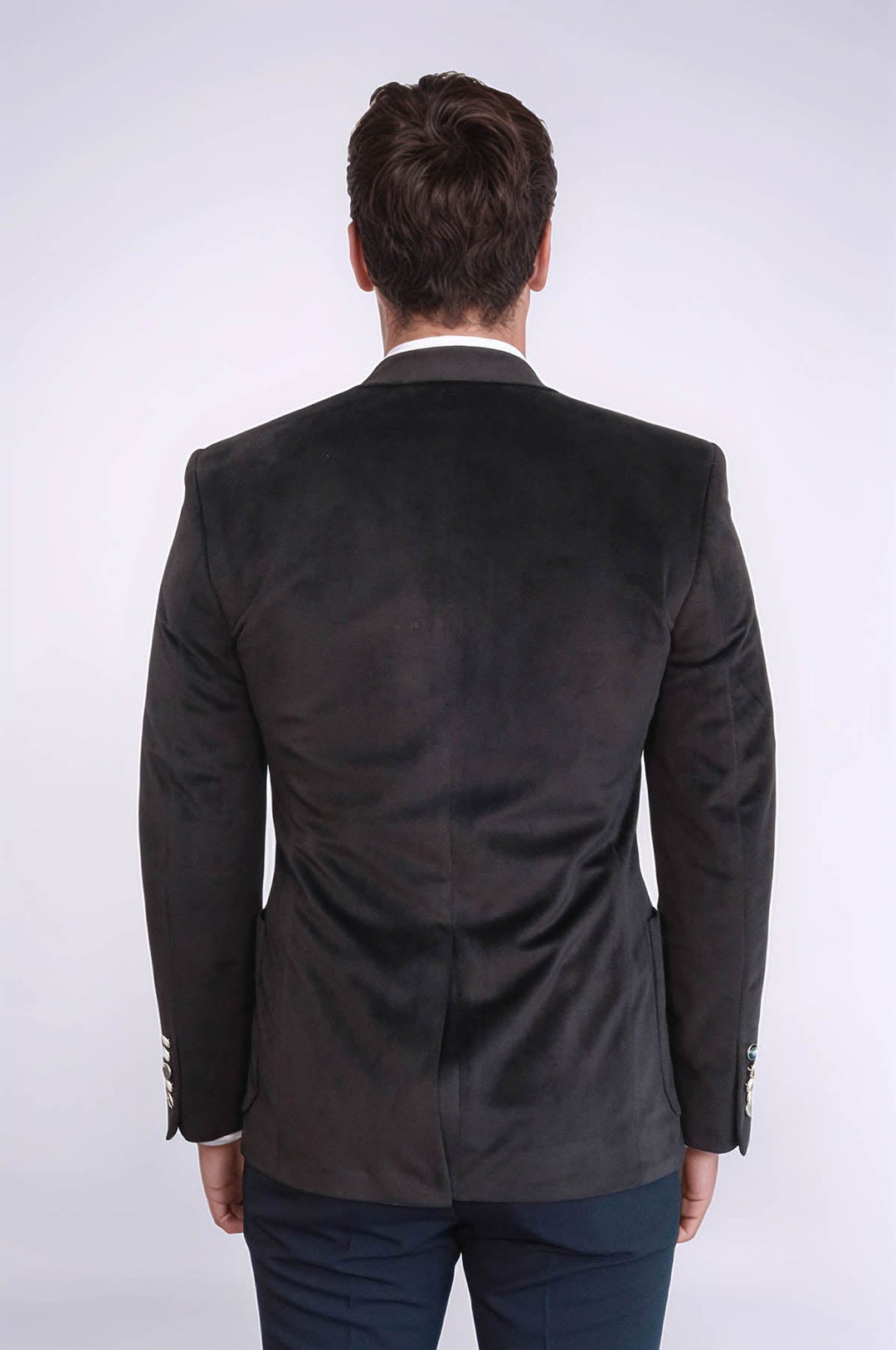 WSS Bag Pocket Rigging Velvet Black Jacket- - Montélimar