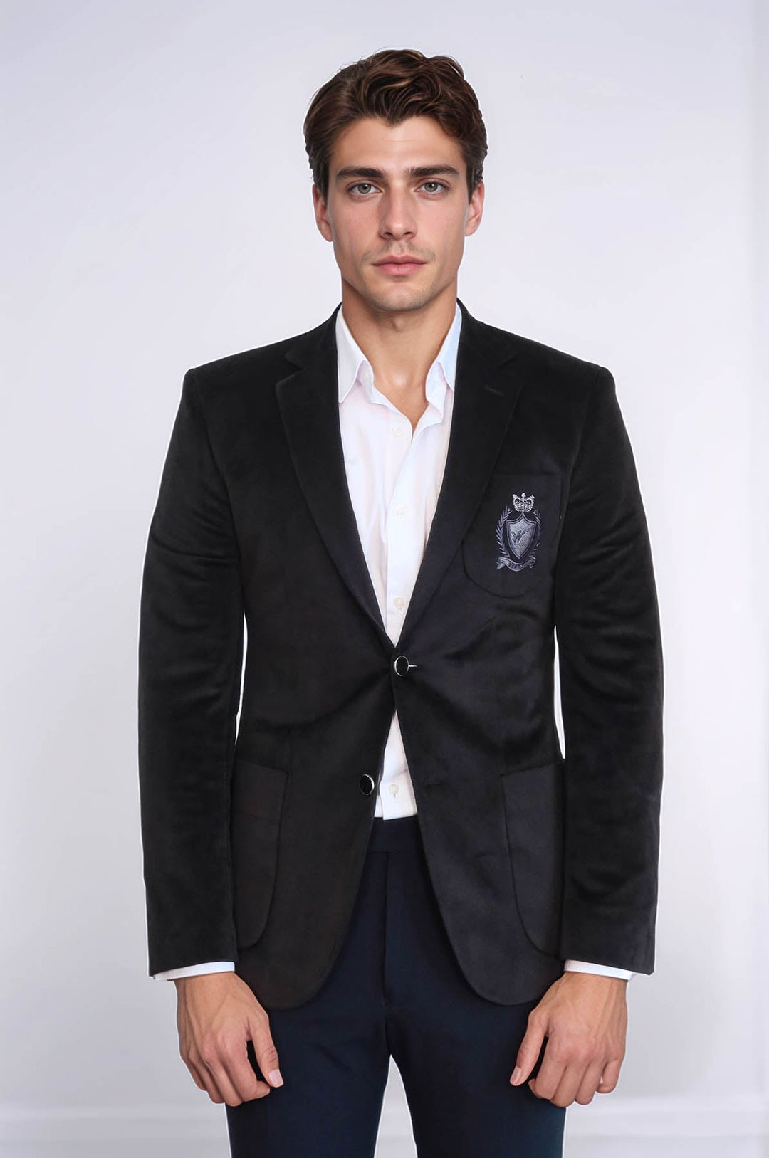 WSS Bag Pocket Rigging Velvet Black Jacket- - Montélimar