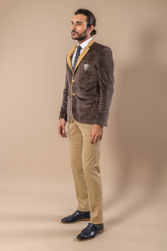 WSS Furry Light Beige Blazer  - Franklin