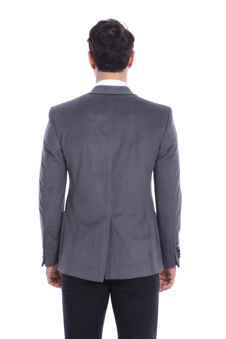 WSS Bag Pocket Rigging Velvet Grey Jacket- - Federal Way
