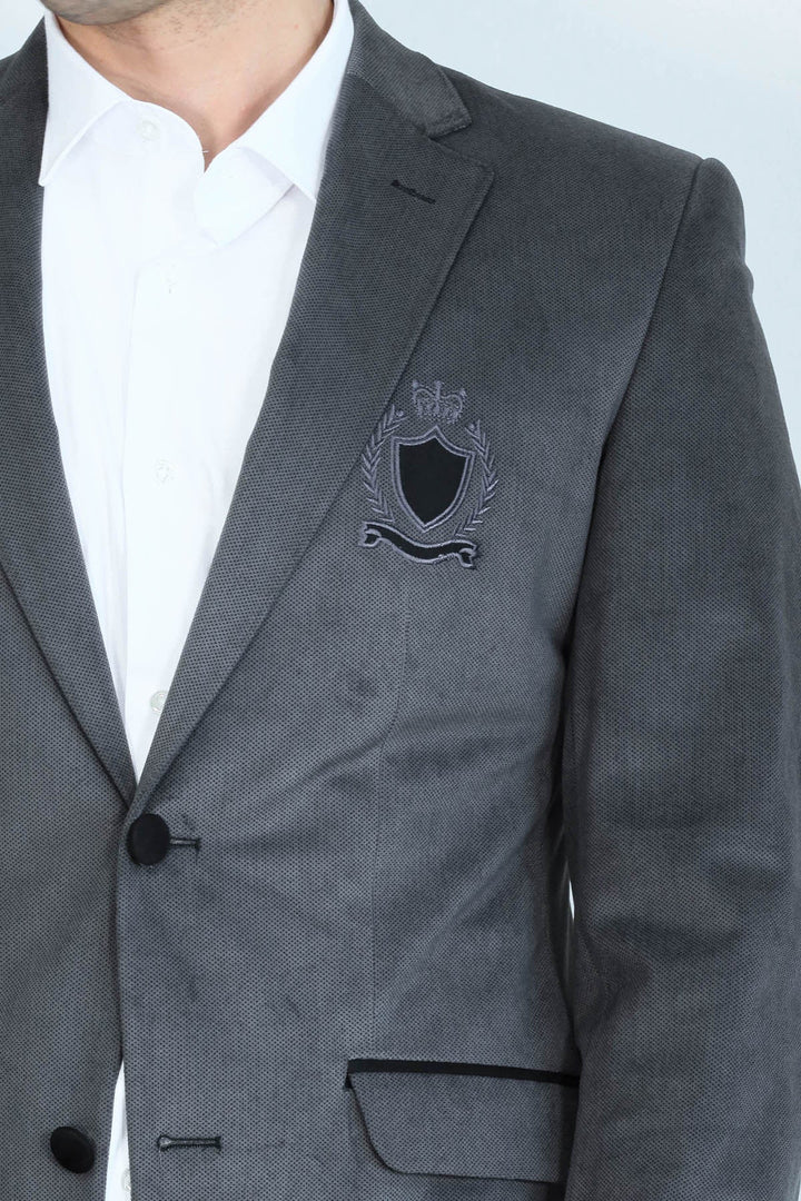 WSS Pocket Flap Rigging Velvet Grey Jacket- - East Honolulu