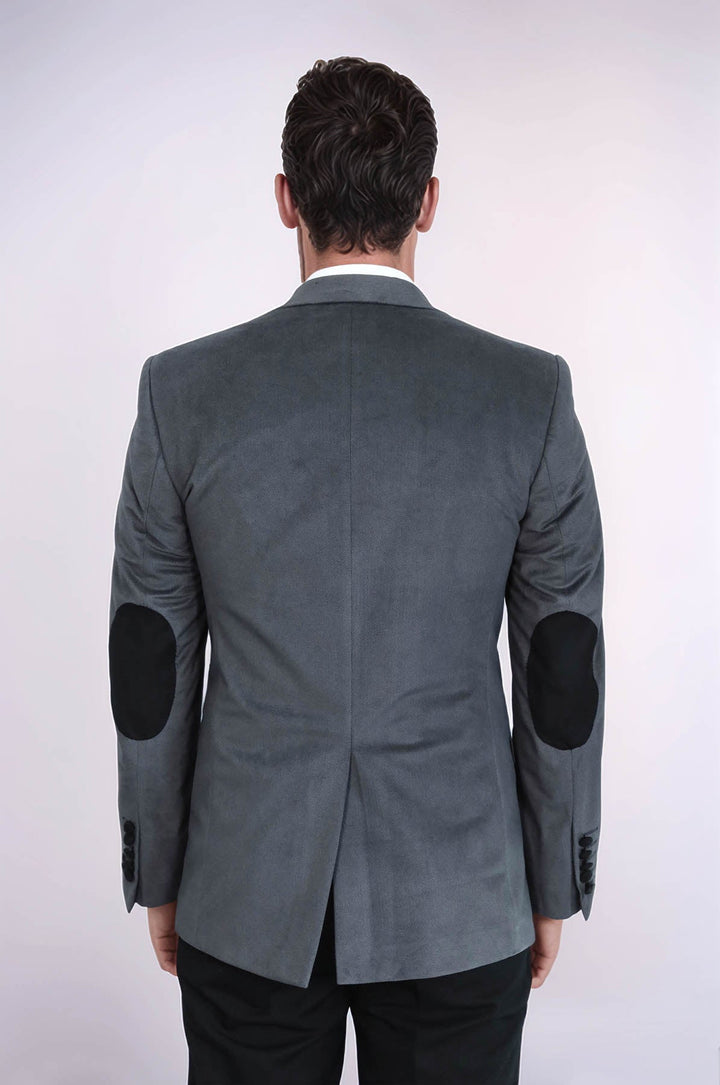 WSS Pocket Flap Rigging Velvet Grey Jacket- - East Honolulu