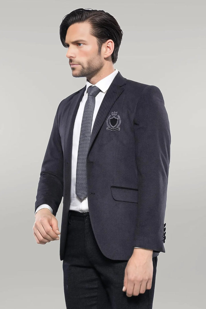 WSS Pocket Flap Rigging Velvet Grey Jacket- - Singen