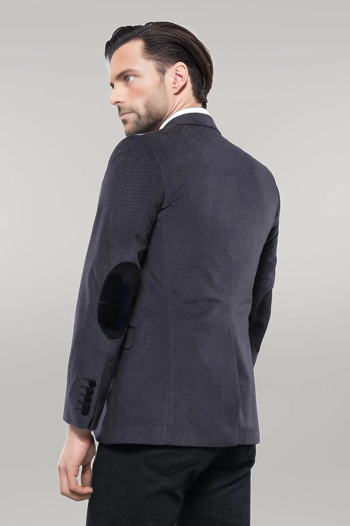 WSS Pocket Flap Rigging Velvet Grey Jacket- - Singen