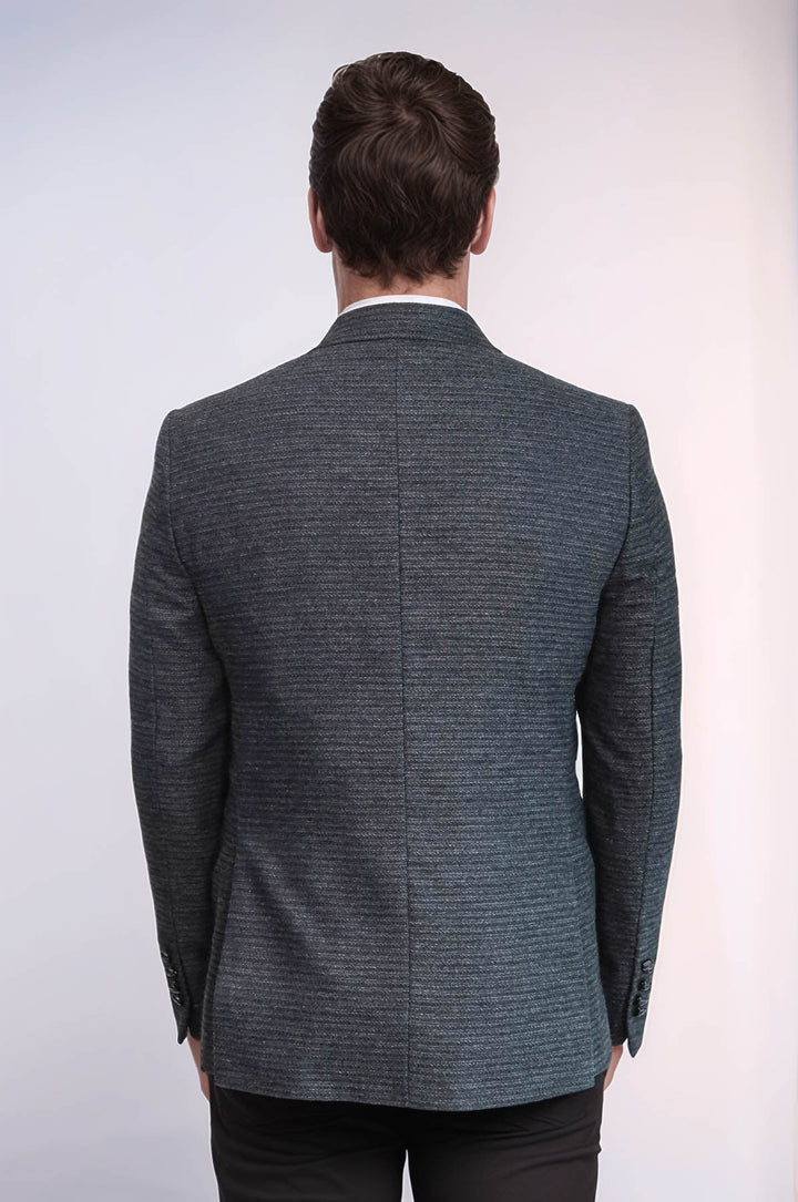 WSS Double Breasted Slim Fit Navy Blue Blazer  - Ivry-sur-Seine