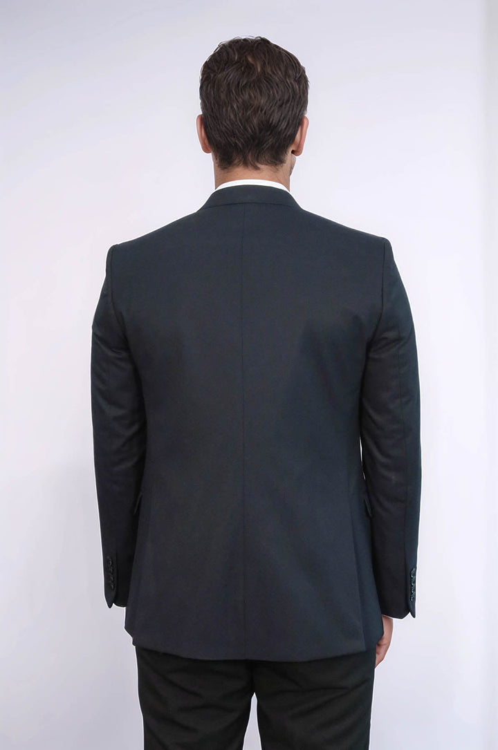 WSS Plain Navy Blue Blazer Vest Set  - West Sacramento