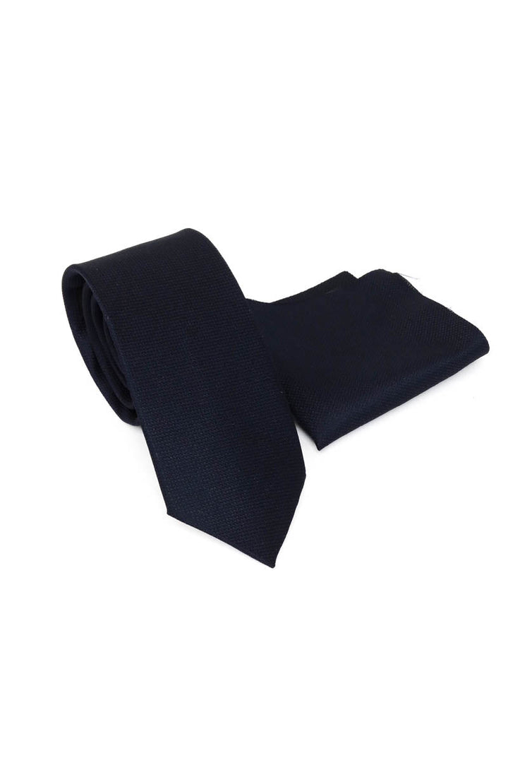WSS Classic Navy Tie and Handkerchief  - Heroica Caborca