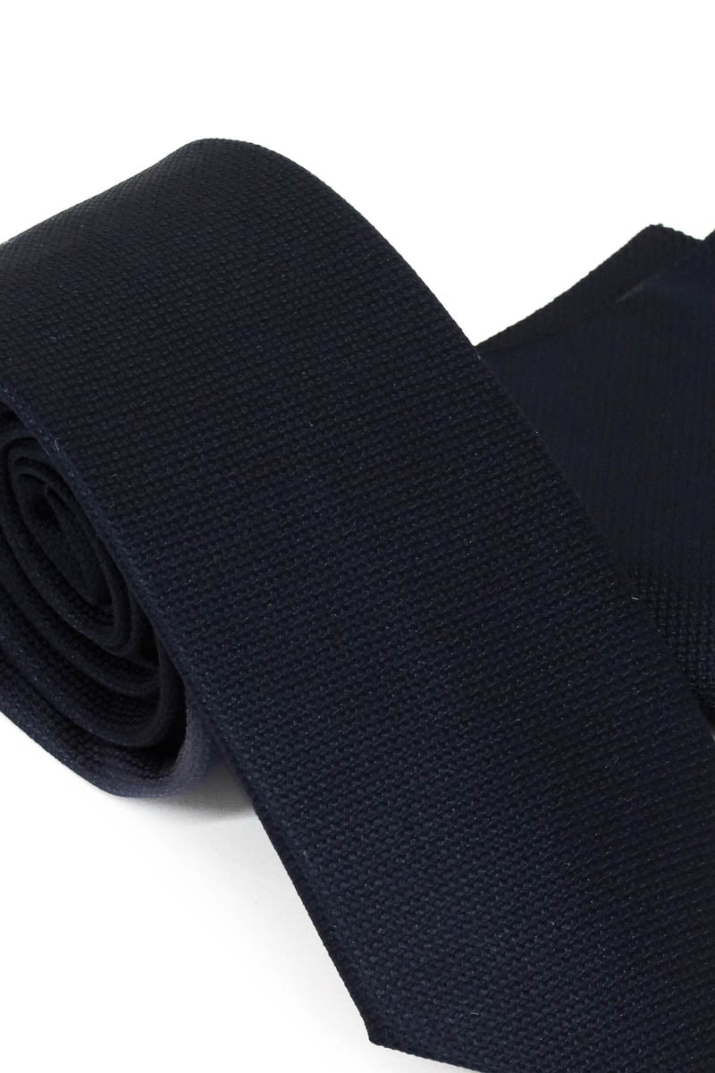 WSS Classic Navy Tie and Handkerchief  - Heroica Caborca