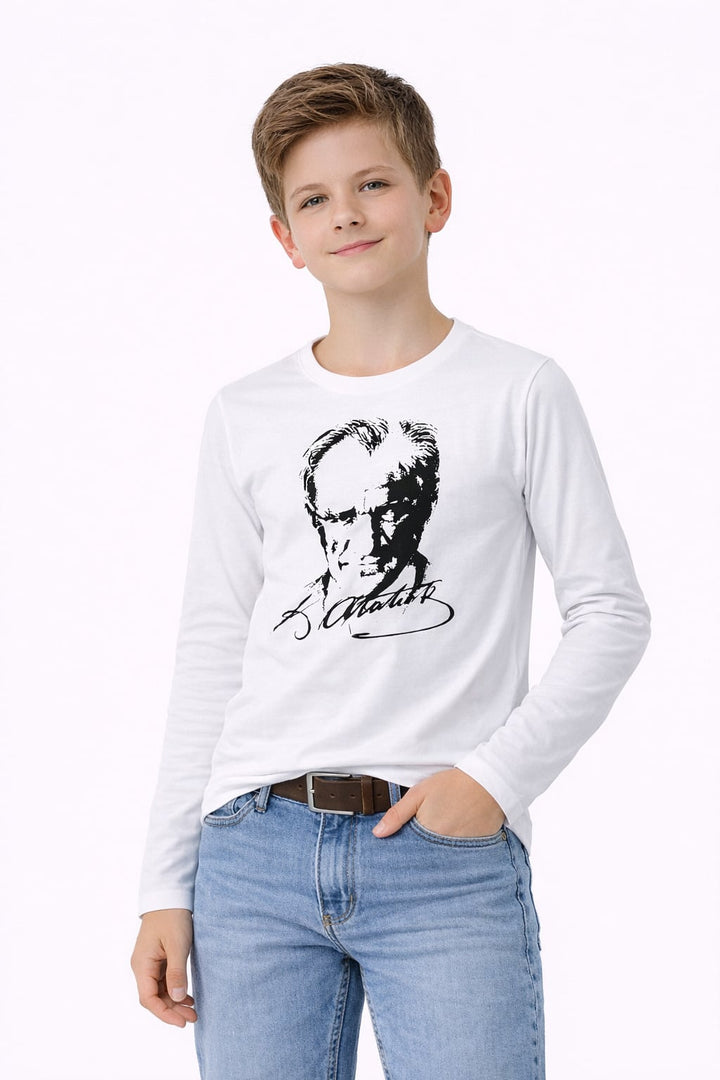 MPL Erkek Çocuk Atatürk Baskılı Tshirt - Halle