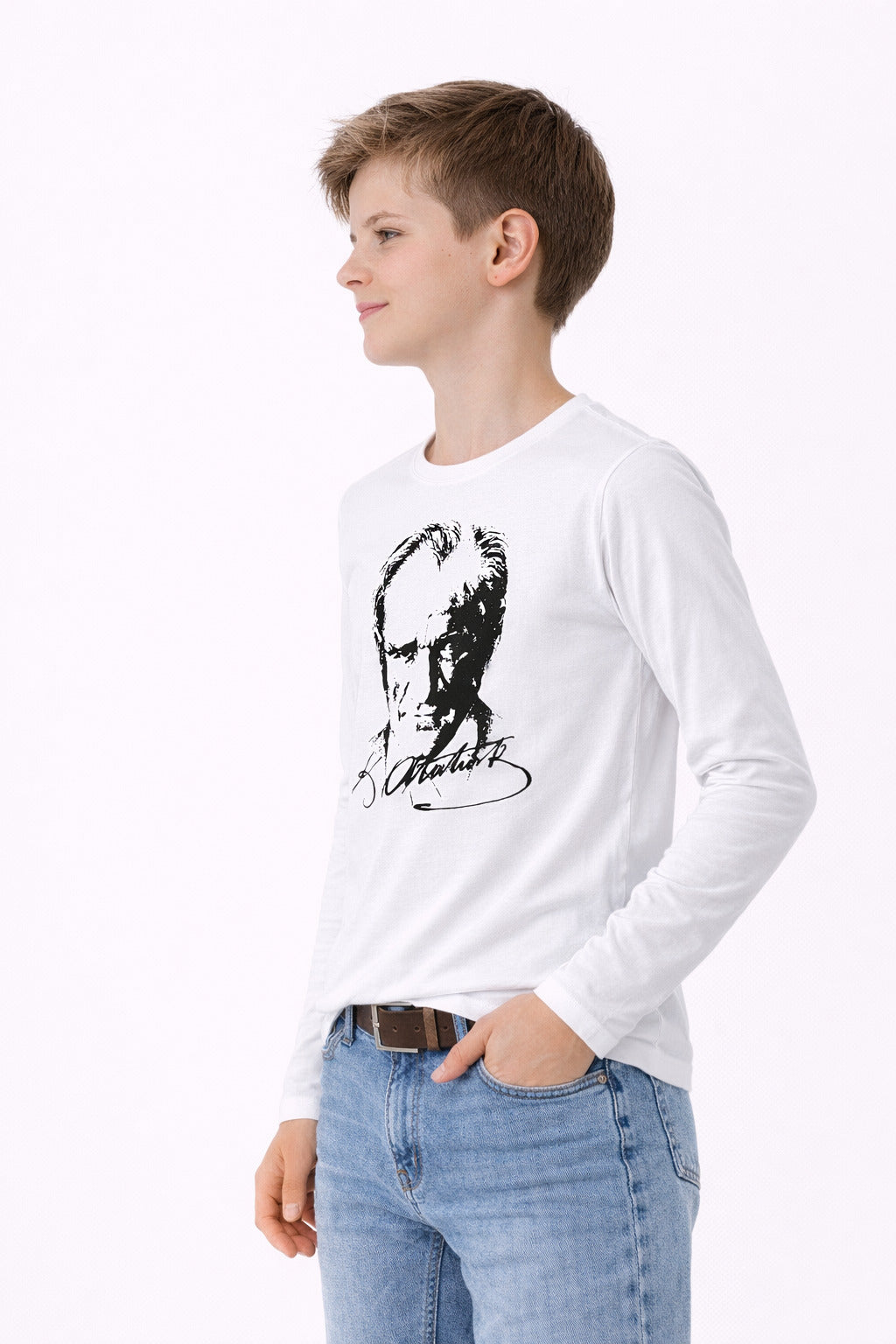 MPL Erkek Çocuk Atatürk Baskılı Tshirt - Halle