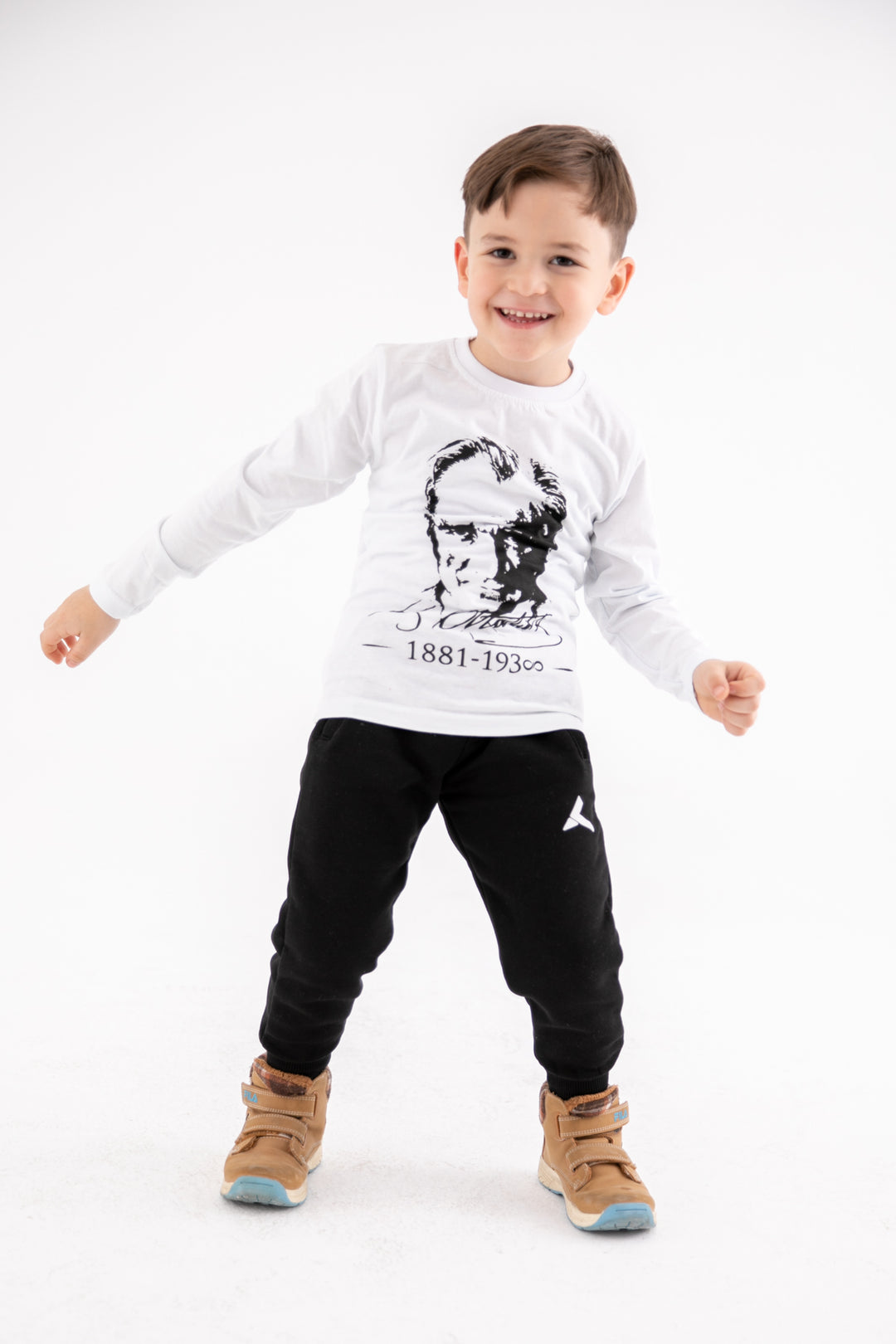 MPL Erkek Çocuk Atatürk Baskılı Uzun Kol Tshirt - Dublin