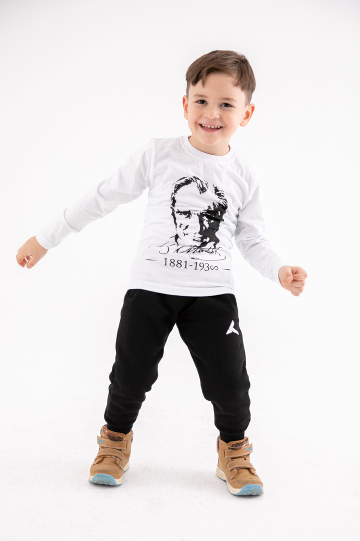 MPL Erkek Çocuk Atatürk Baskılı Uzun Kol Tshirt - Dublin