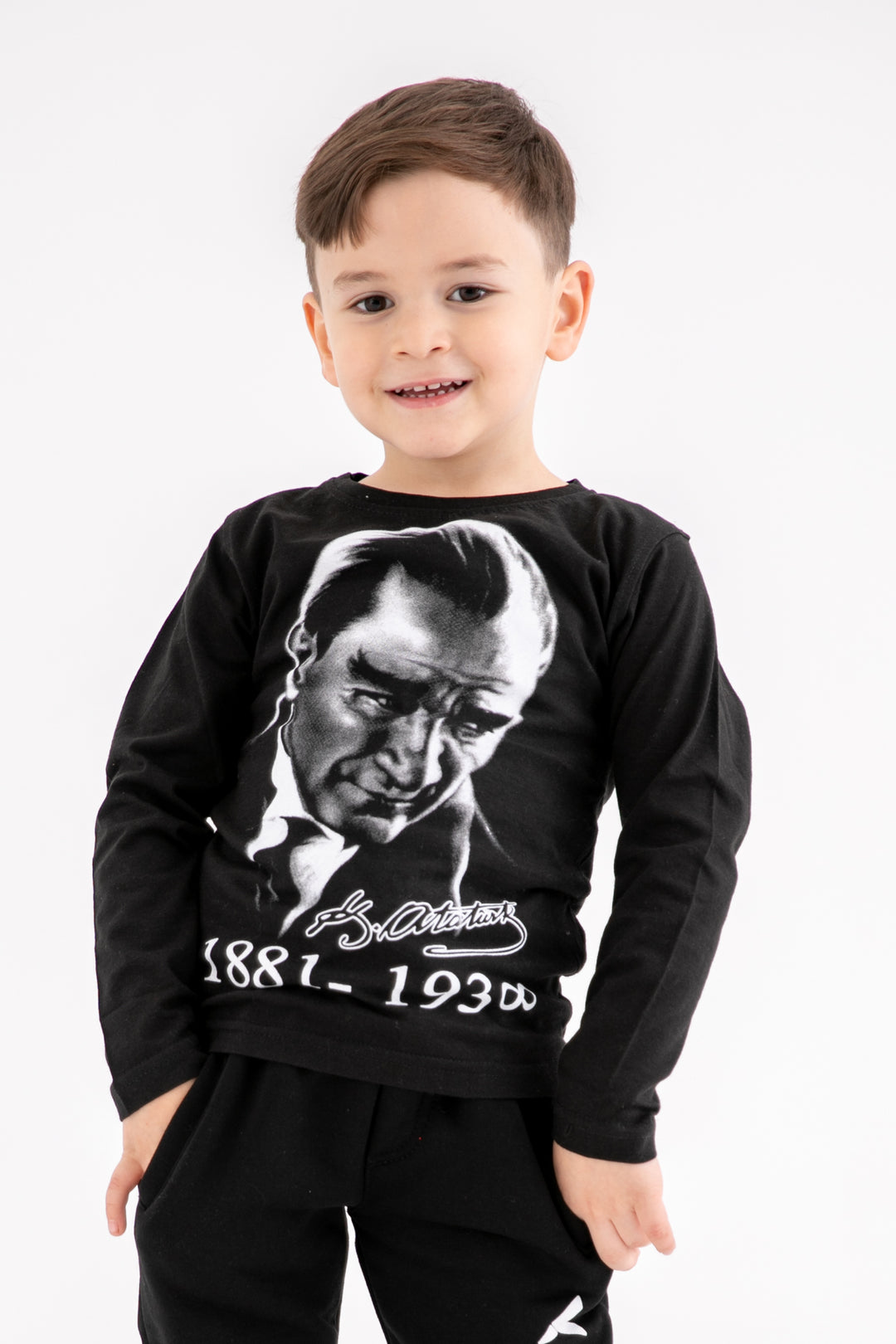 MPL Erkek Çocuk Atatürk Baskılı Uzun Kol Tshirt - Wokingham