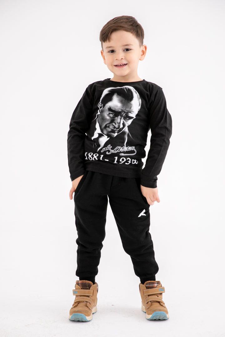 MPL Erkek Çocuk Atatürk Baskılı Uzun Kol Tshirt - Wokingham