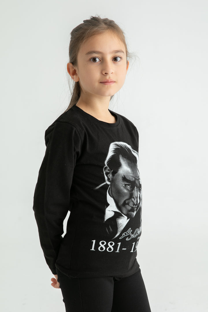 MPL Erkek Çocuk Atatürk Baskılı Uzun Kol Tshirt - Wokingham