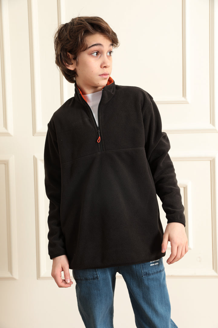 MPL Boy's Zippered Collar Polar Sweatshirt 5002 - Danville
