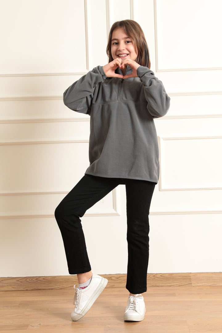 MPL Boy's Zippered Collar Polar Sweatshirt 5002 - Macon