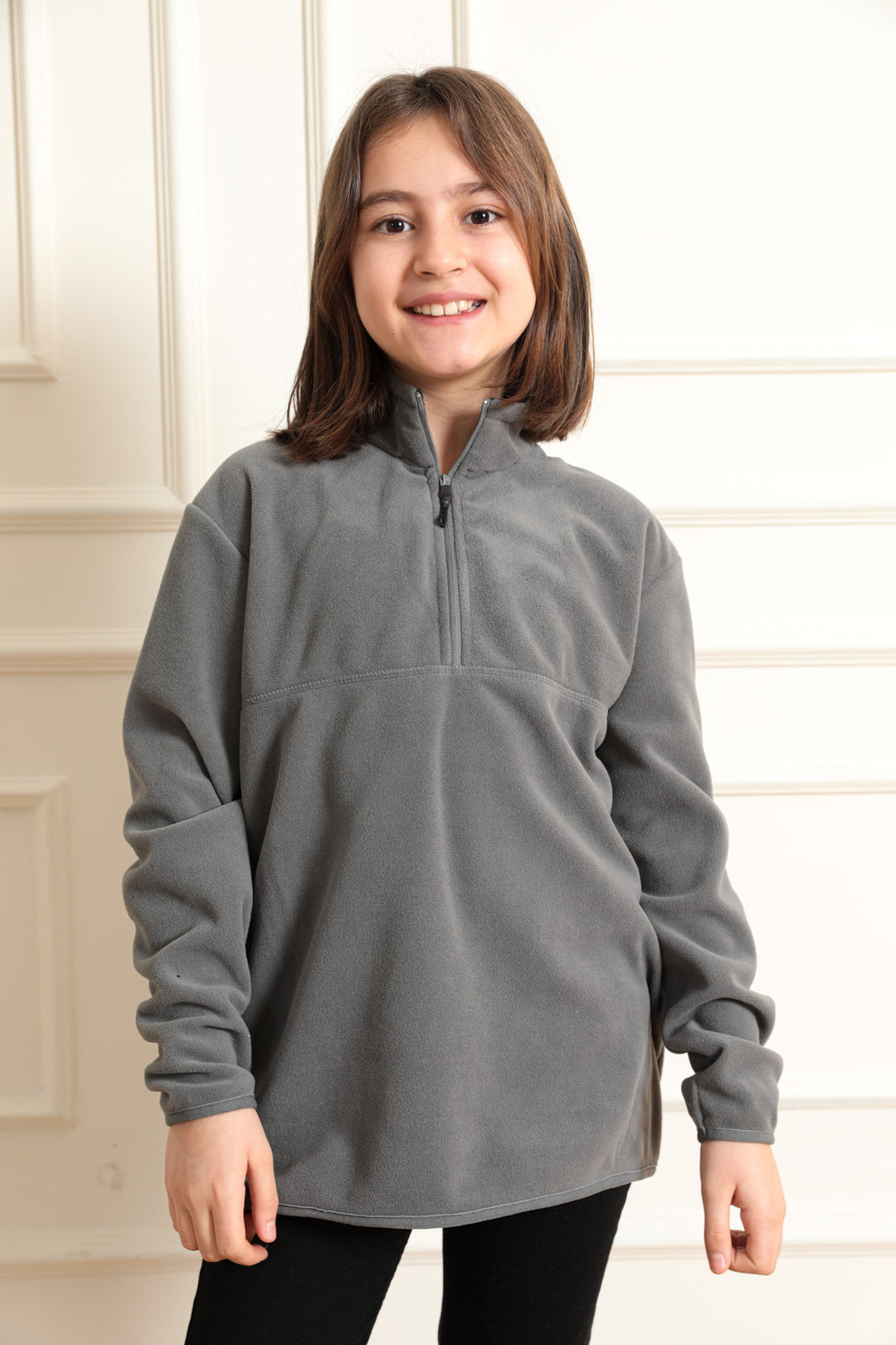 MPL Boy's Zippered Collar Polar Sweatshirt 5002 - Macon
