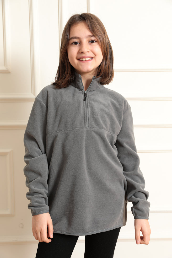 MPL Boy's Zippered Collar Polar Sweatshirt 5002 - Macon
