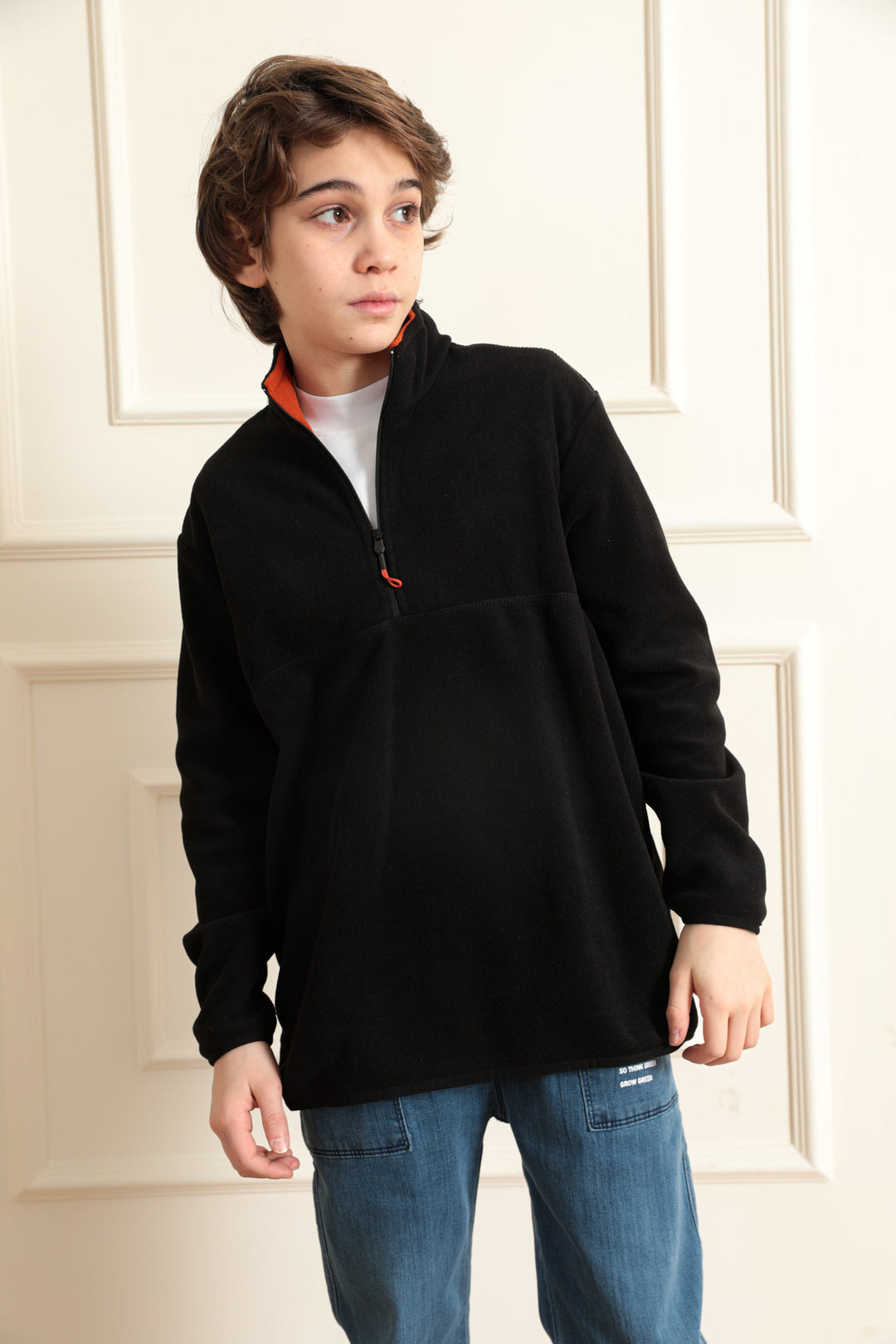 MPL Boy's Zippered Collar Polar Sweatshirt 5002 - Airdrie