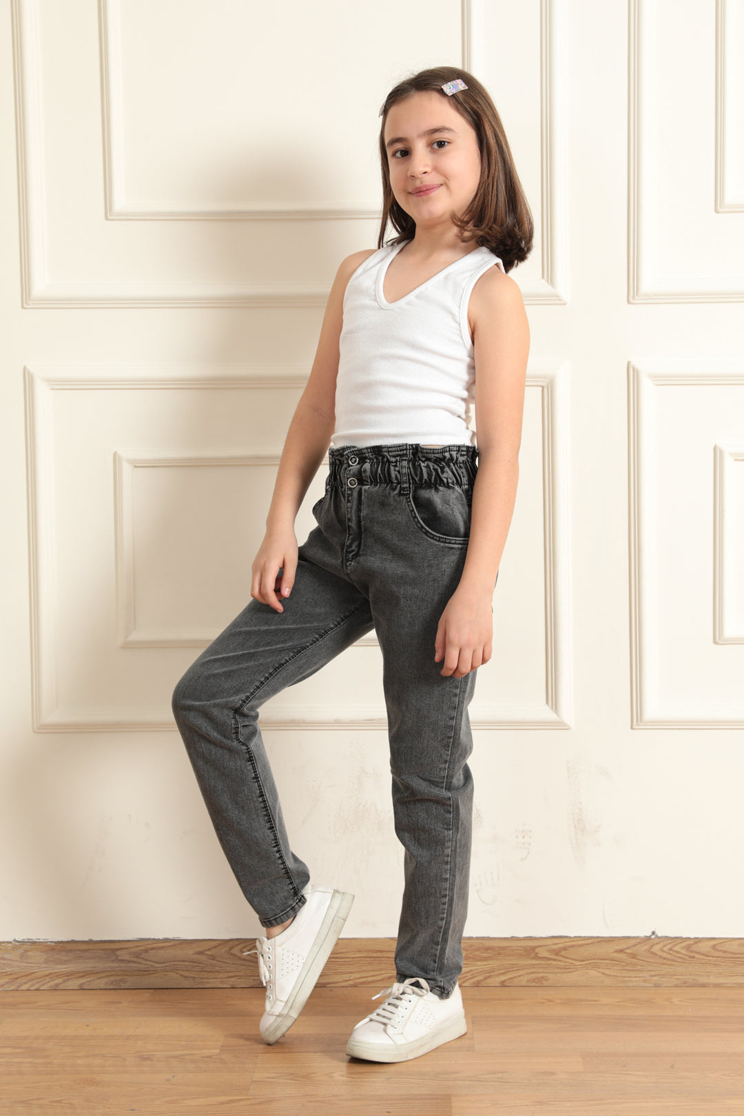 MPL Girl's Wide Leg High Waist Pants 61422 - García